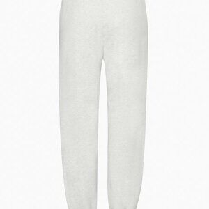 Aritzia Tna Cozy Fleece Mega Sweatpant Jogger Size S, Heather Cloud White